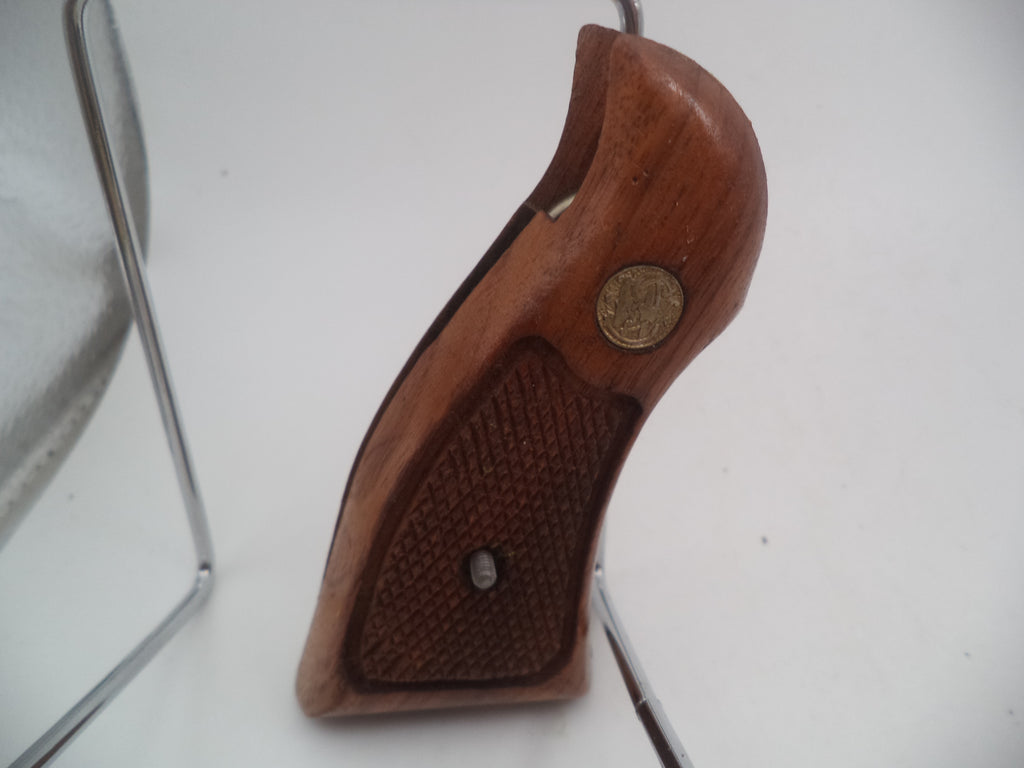 Smith & Wesson K & L Frame Vintage Wood Service Grips - Square Butt Only - Used OEM Part GA11