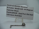 629120 S&W Revolver N Model 629 Hammer Block .44 Magnum Used Part