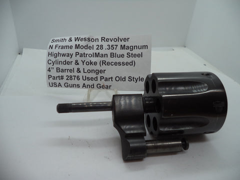 2876 Smith & Wesson N Frame Model 28 Cylinder & Yoke Recessed .357 Magnum