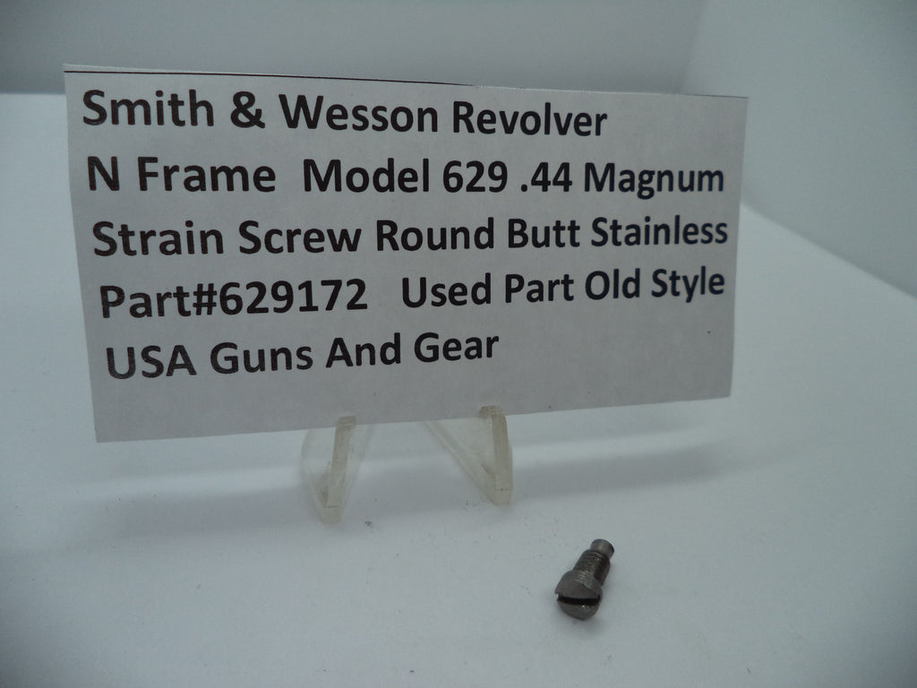 629172 Smith & Wesson N Model 629 Strain Screw Round Butt S.S. .Used Part