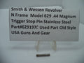 S&W Revolver N Frame Model 629 Trigger Stop Pin .44 Magnum Stainless Steel Used 629197C