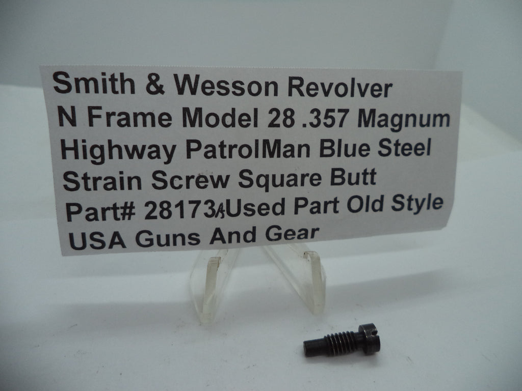 28173A S&W N Frame Model 28 Highway Patrolman Strain Screw Square Butt .357 Magnum