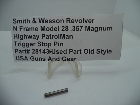28143G S&W N Frame Model 28 Highway Patrolman Trigger Stop Pin .357 Magnum