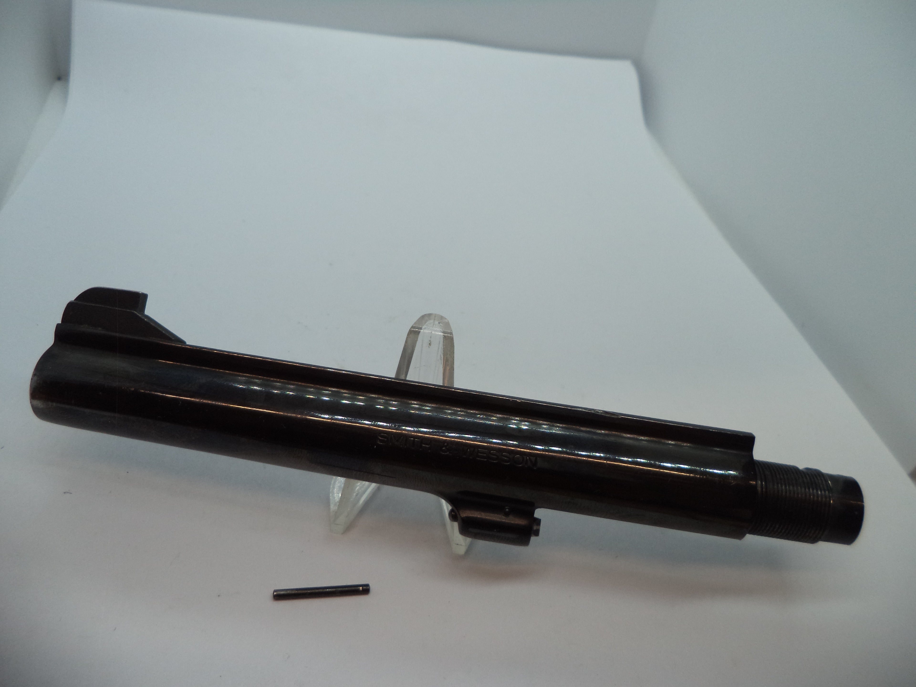 1731 Smith & Wesson K Model 6" Pinned Barrel w/Pin Blue Steel .22 Long Rifle ctg.