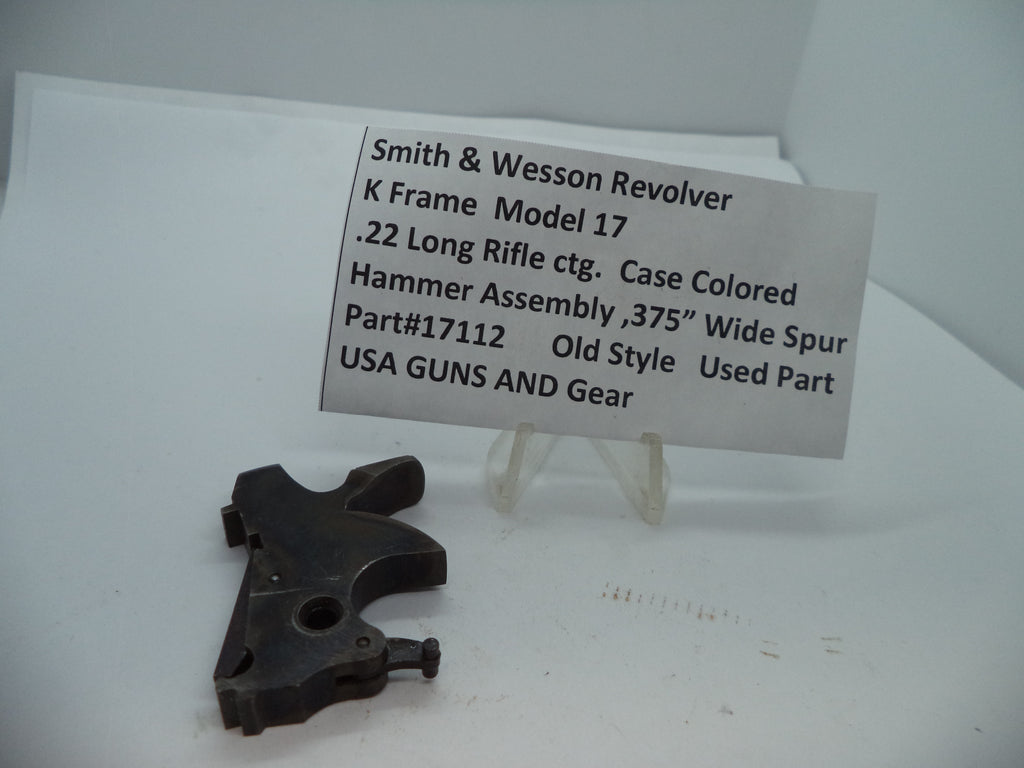 Smith & Wesson K Frame Model 17 Hammer .375" Wide Spur Case Colored .22 LR - 17112