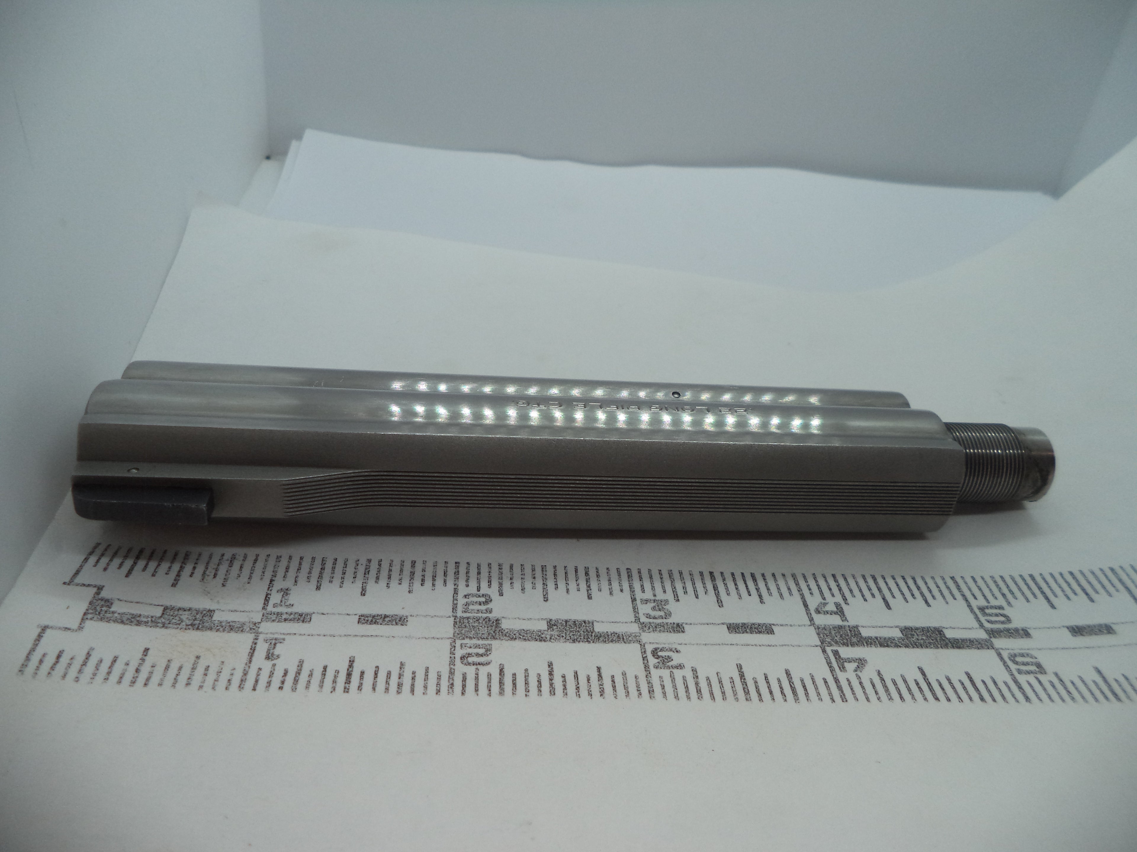 Smith & Wesson K Frame Model 617 Barrel 6" Non-Pinned .22 LR Stainless Steel Used - 61731