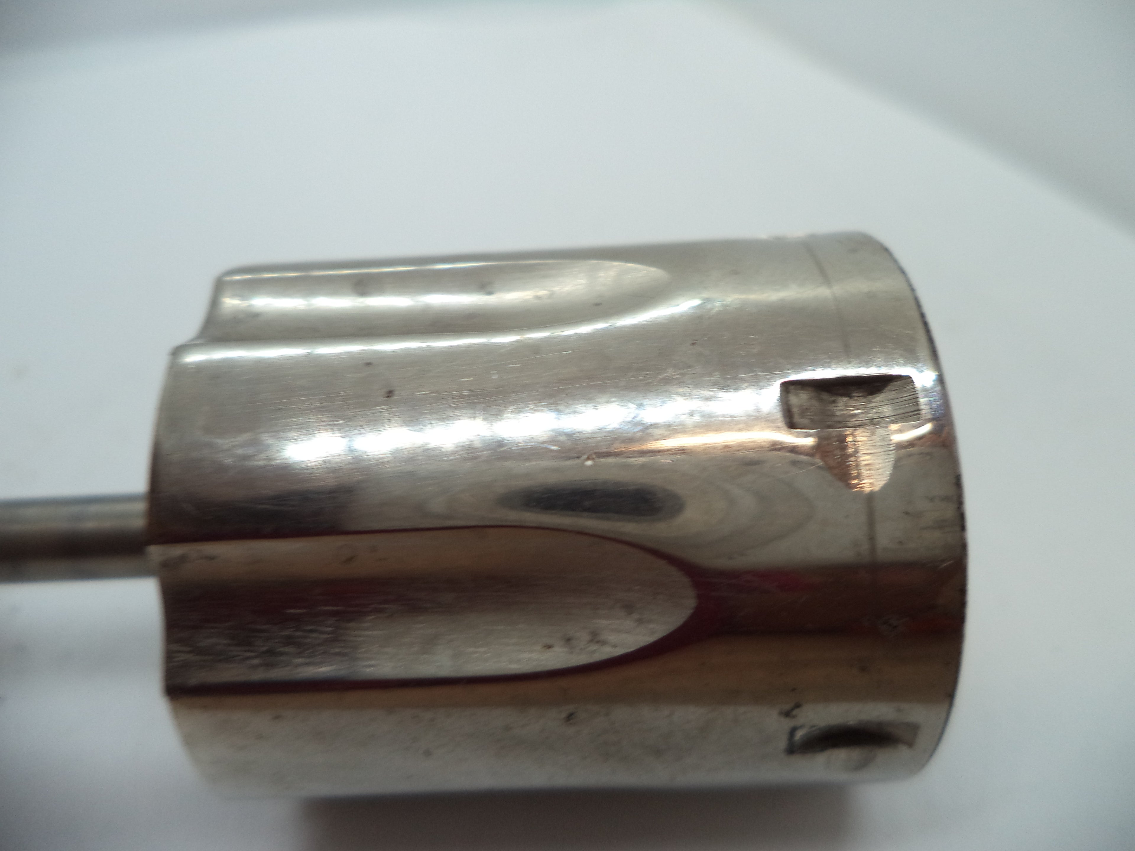 S&W K Frame Model 19 Cylinder Non-Recessed w/Yoke Nickel .357 Magnum 1977C