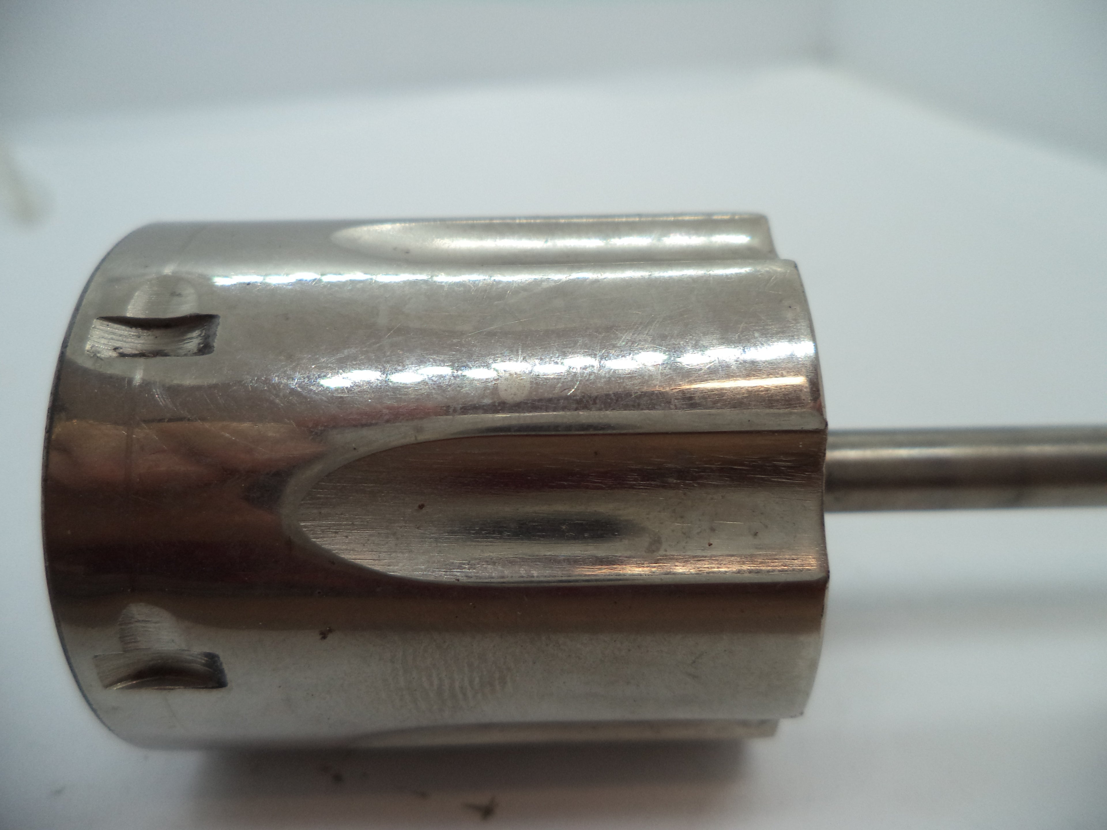 S&W K Frame Model 19 Cylinder Non-Recessed w/Yoke Nickel .357 Magnum 1977C