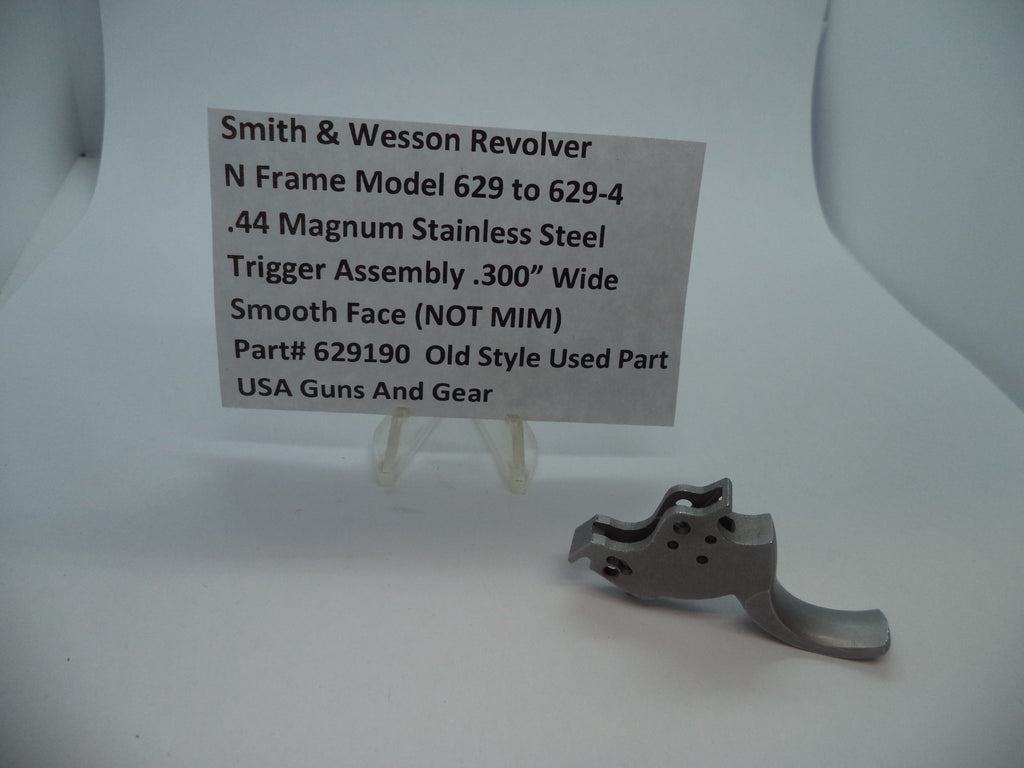 Smith & Wesson N Frame 629 Trigger Assembly - .300" Wide Smooth Face - .44 Magnum (629-4)