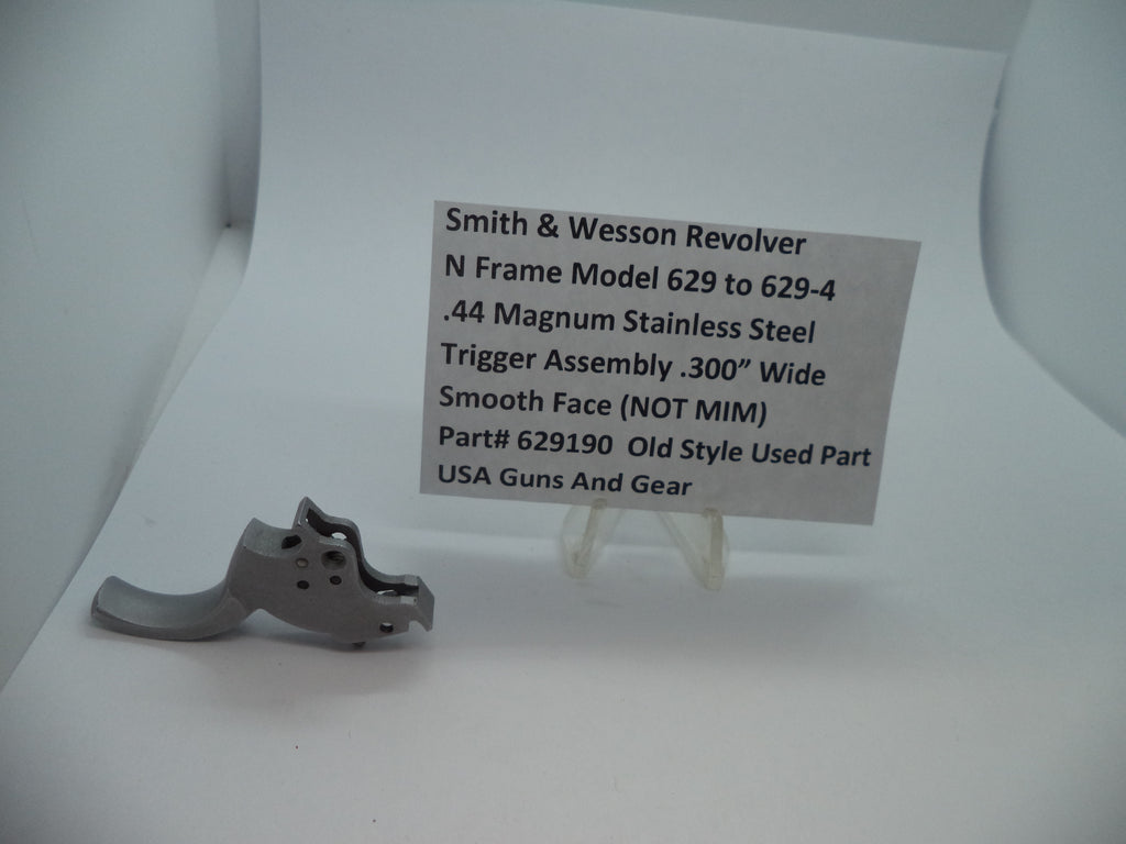 Smith & Wesson N Frame 629 Trigger Assembly - .300" Wide Smooth Face - .44 Magnum (629-4)