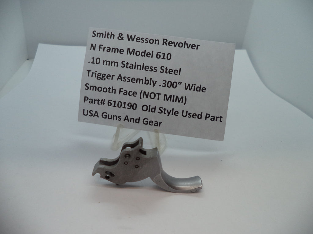 610190 S&W N Frame Model 610 Trigger .300" Wide Smooth Face .44 Magnum