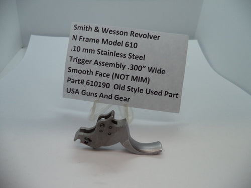 610190 S&W N Frame Model 610 Trigger .300" Wide Smooth Face .44 Magnum