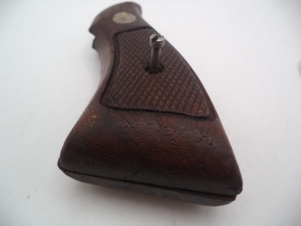 Smith & Wesson K & L Frame Vintage Wood Grips - Square Butt Only - Used OEM Part WG8