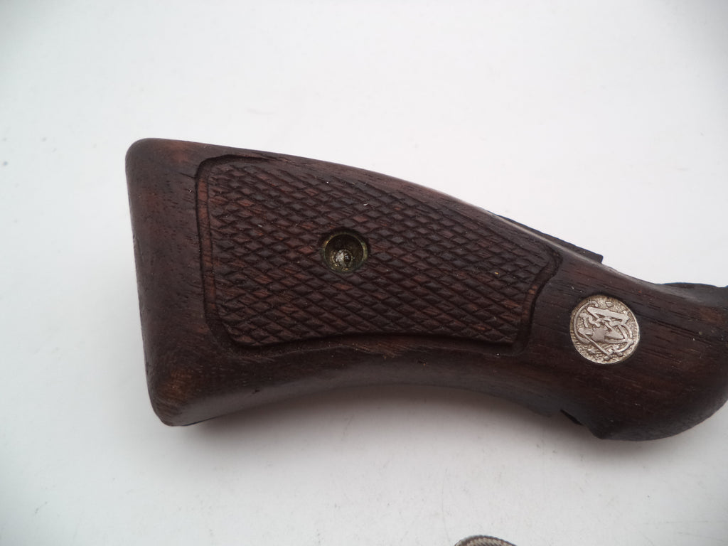 Smith & Wesson K & L Frame Vintage Wood Grips - Square Butt Only - Used OEM Part WG8