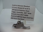 67190A S&W K Model 67 to 67-4 Trigger Stainless Steel .300" Wide .38 Special