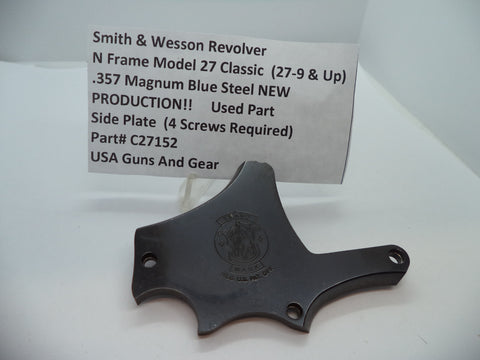 C27152 S&W N Size Model 27 Classic (27-9 & Up) Side Plate .357 Magnum