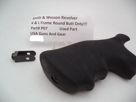 P07 Smith & Wesson Revolver J & L Frame  Grip Round Butt  Only