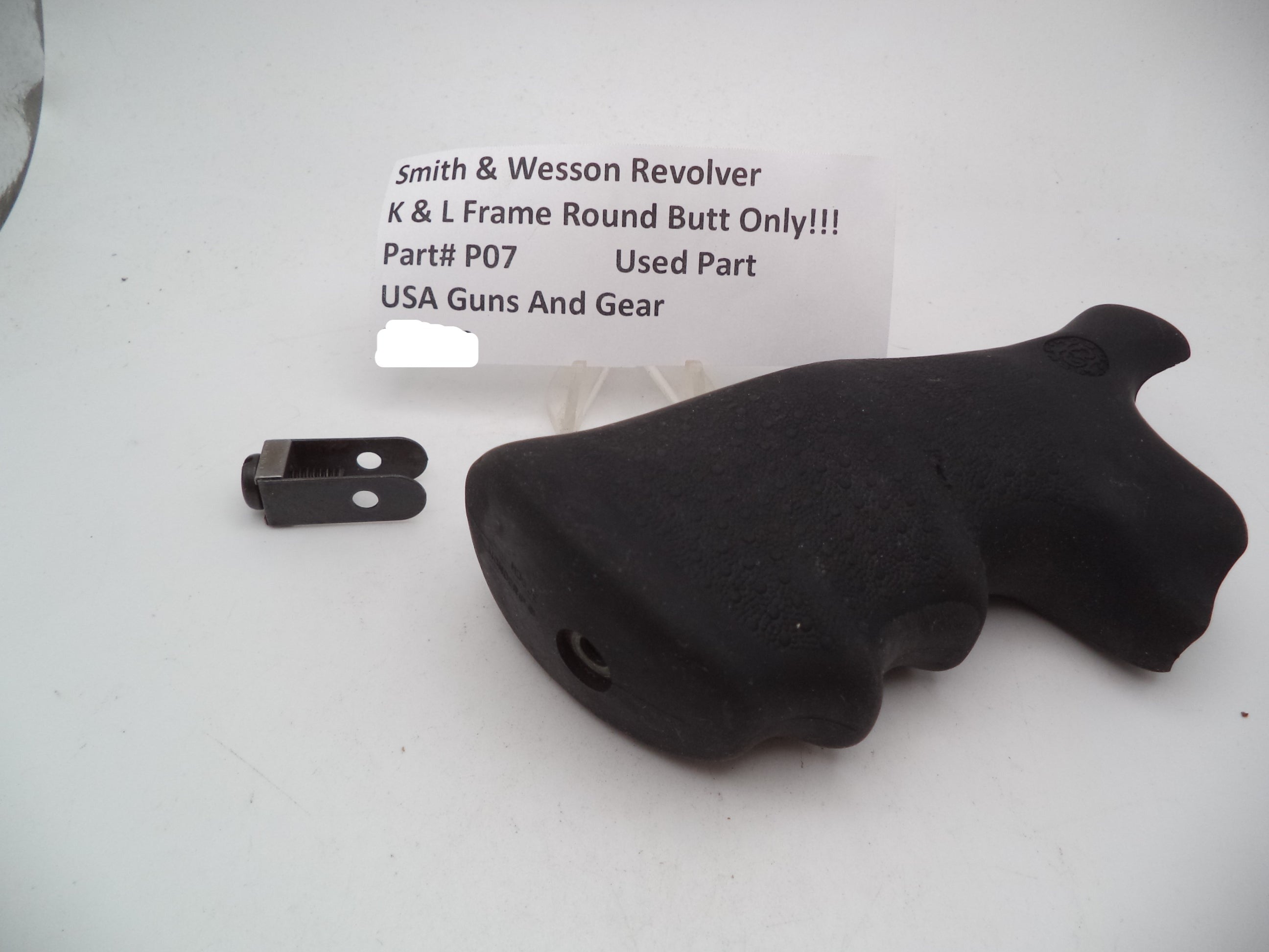 S&W J & L Frame Round Butt Revolver Grip Used Excellent Condition - Part P07