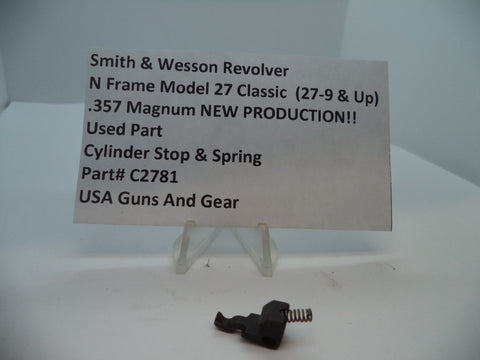 C2781 S&W N Size Model 27 Classic (27-9 & Up) Cylinder Stop & Spring .357 Magnum