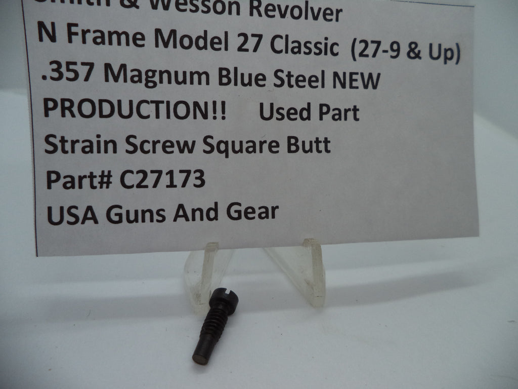 C27173 SW N Size Model 27 Classic (27-9 & Up) Strain Screw Square Butt .357 Magnum