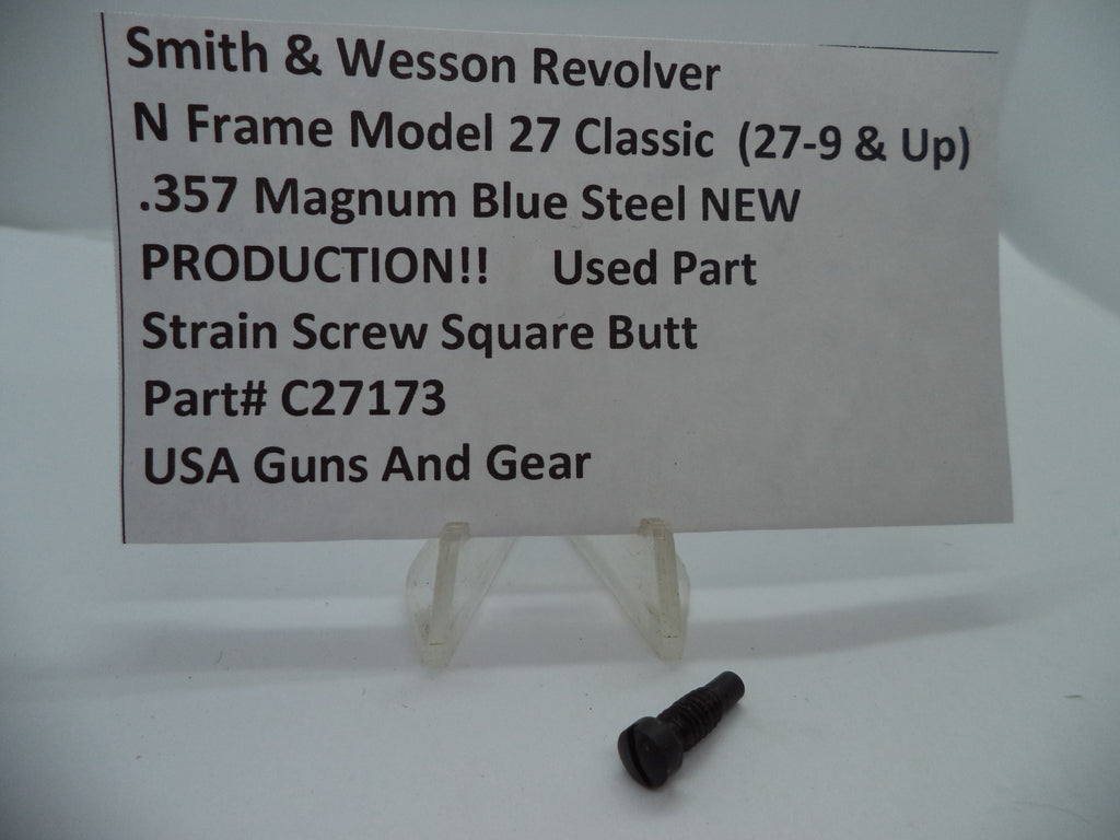 C27173 SW N Size Model 27 Classic (27-9 & Up) Strain Screw Square Butt .357 Magnum