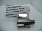 68613 S&W L Size Model 686-6 & Higher Barrel 2 1/2" Non Pinned .357 Magnum Used
