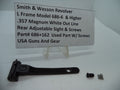 Smith & Wesson 686 Rear Sight - White Outline Adjustable | Model 686-6+ | OEM Part 686+162