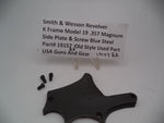 19157BA S & W K Frame Model 19 Used Side Plate & Screws .357 Magnum