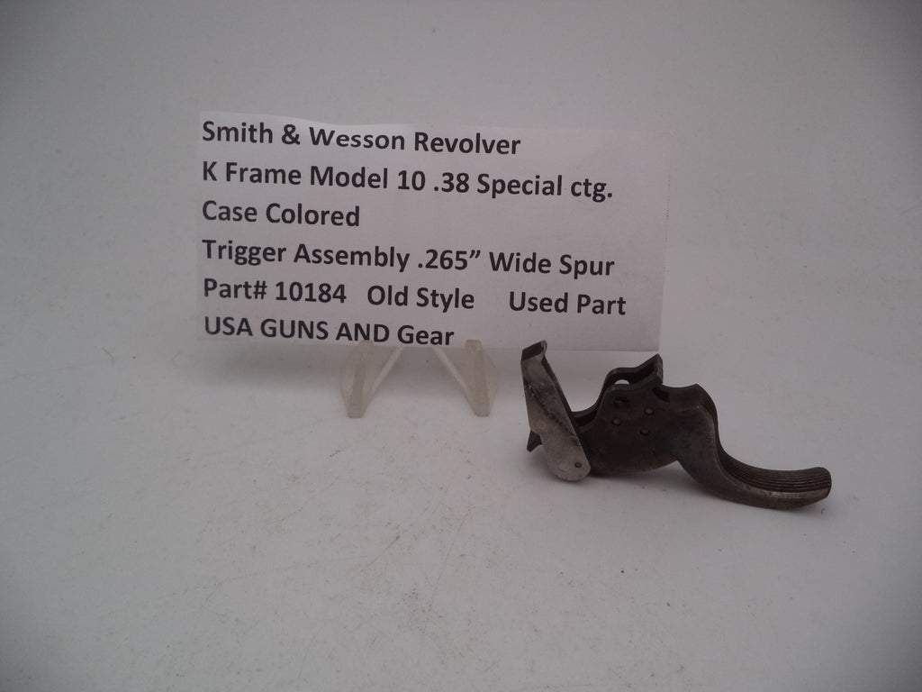 10184 S&W Revolver K Frame Model 10 .265" Wide Trigger. 38 Special