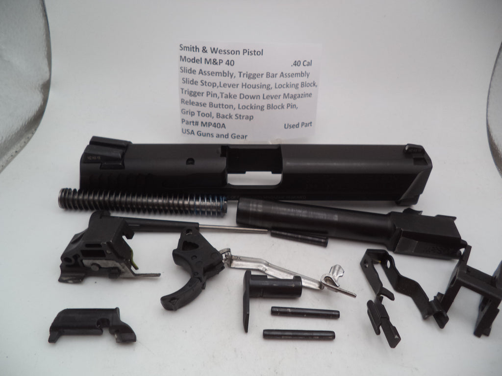 Smith & Wesson Pistol M&P 40 Slide Assembly and Parts Kit .40 Cal MP40A