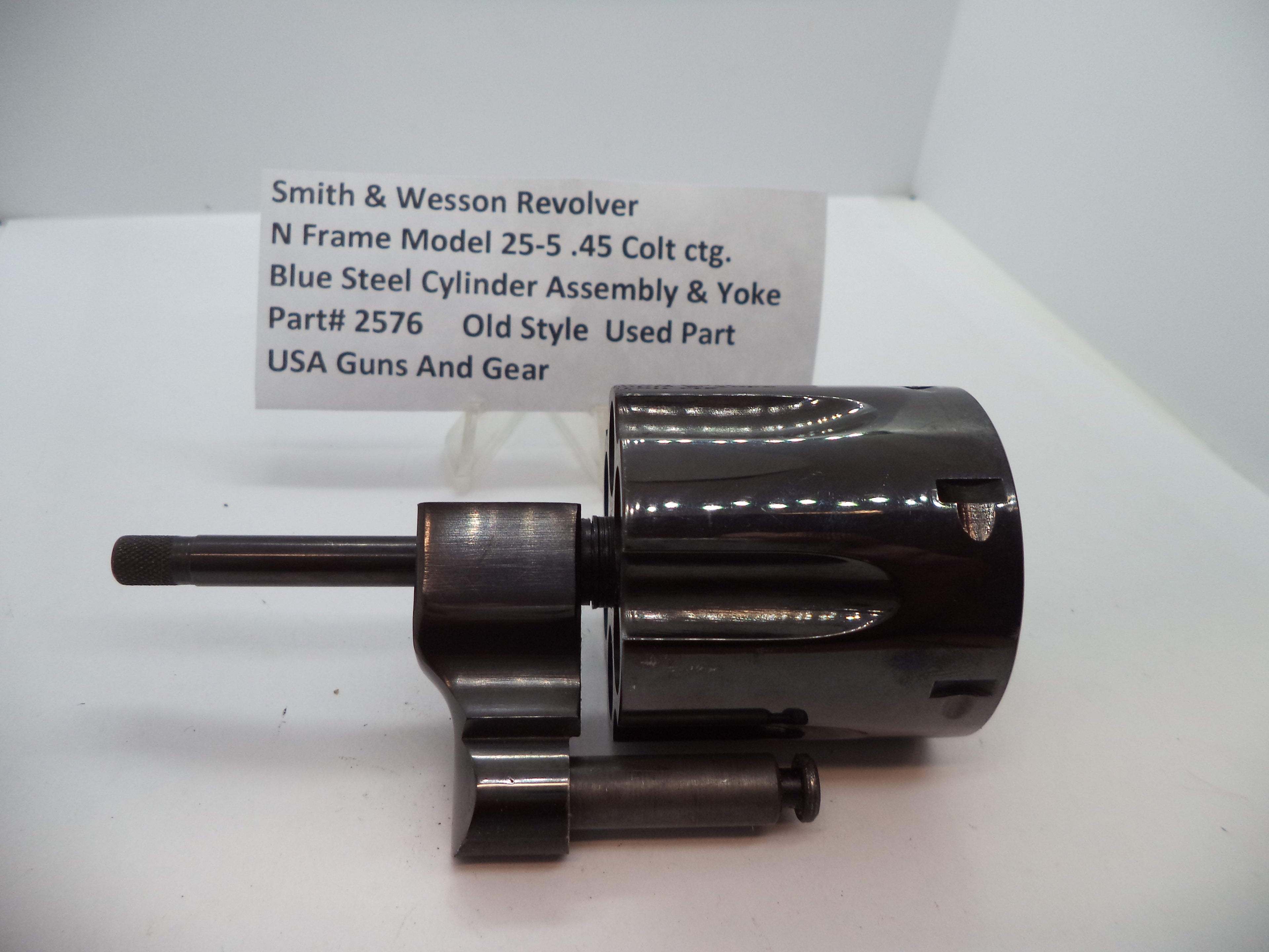 2576 Smith & Wesson N Size Model 25-5 Cylinder Assembly & Yoke .45 Colt