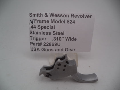 22869U Smith & Wesson N Frame Model 624 Trigger .310 Wide .44 Special