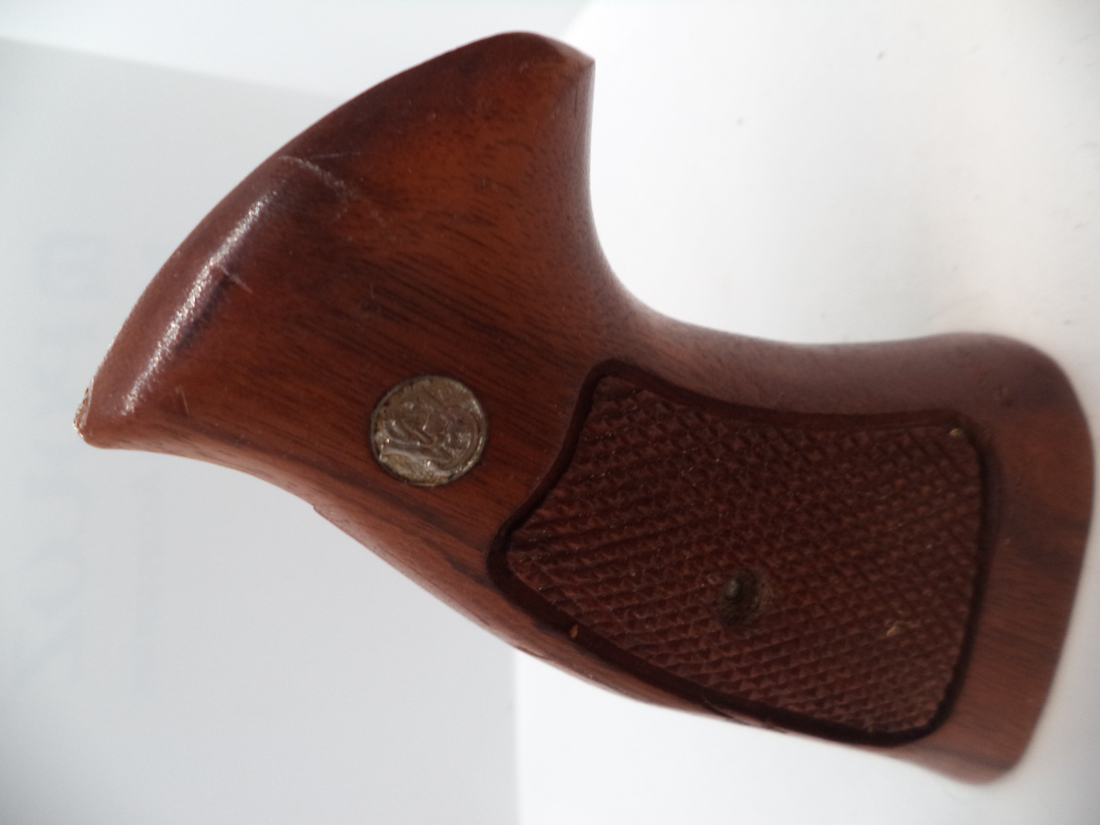 Smith & Wesson K & L Frame Vintage Wood Grips - Square Butt Only - Used OEM Part GGG2