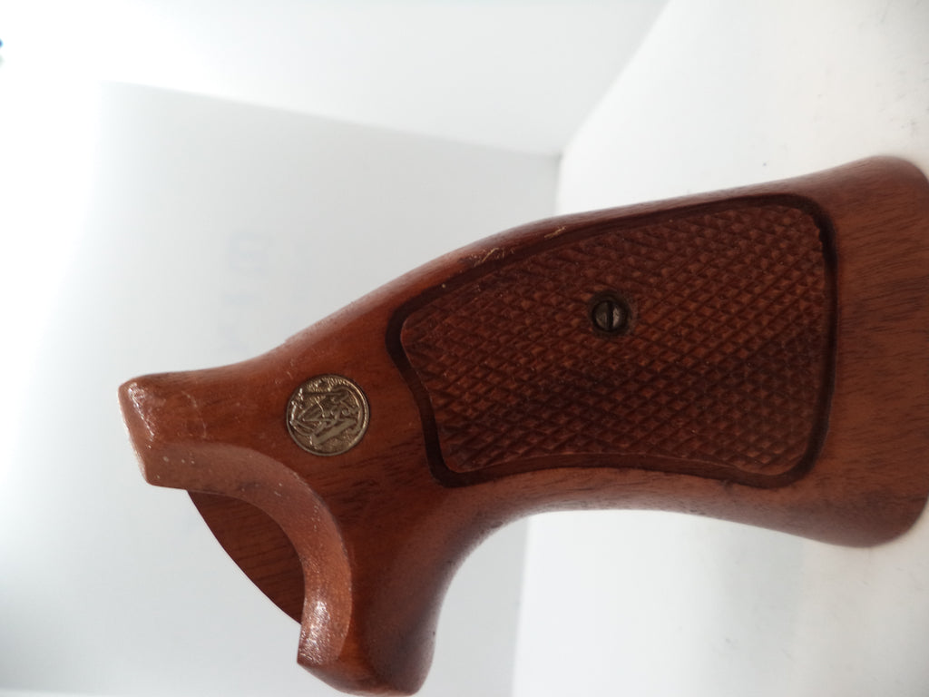 Smith & Wesson K & L Frame Vintage Wood Grips - Square Butt Only - Used OEM Part GGG2
