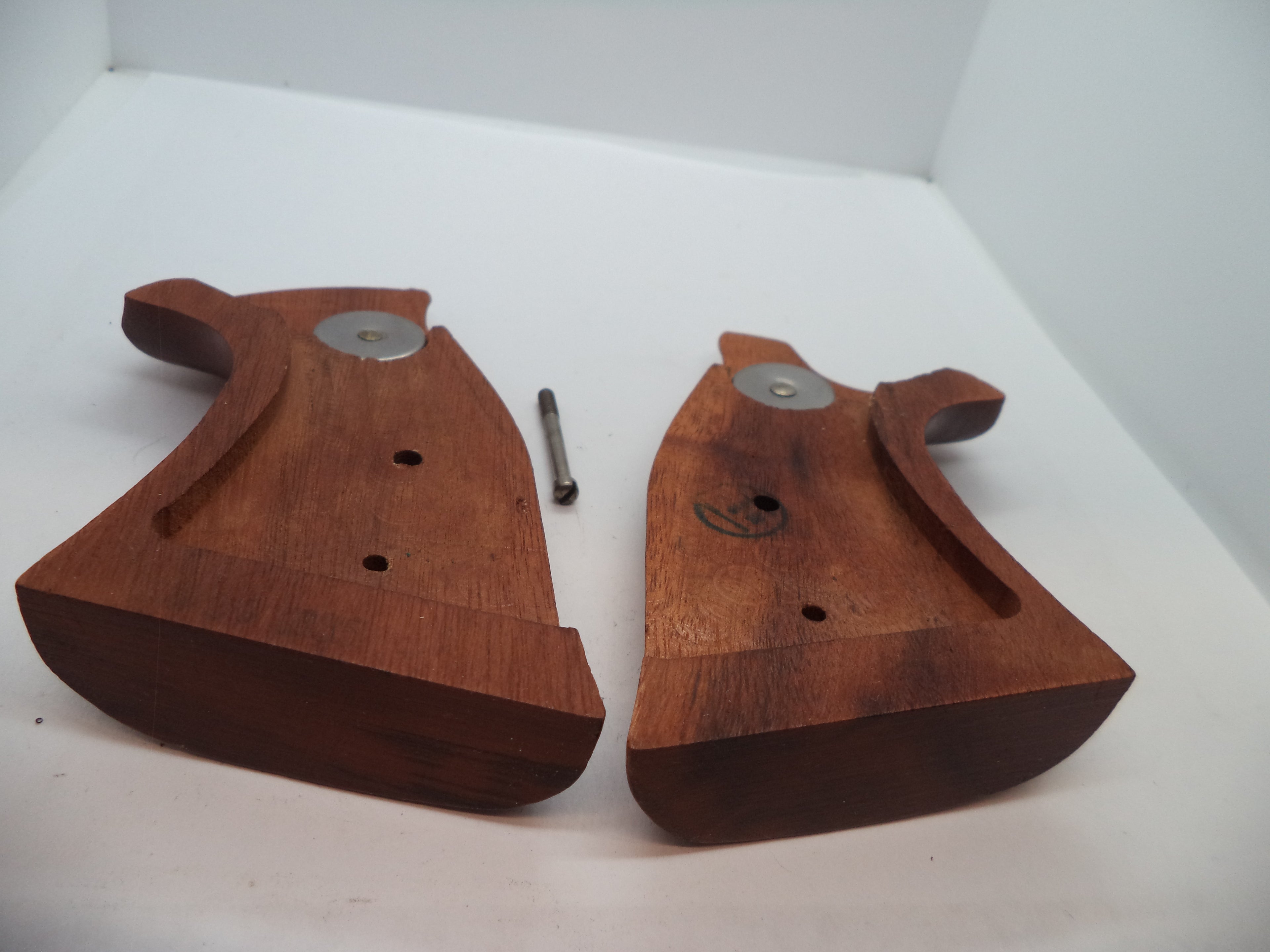 Smith & Wesson K & L Frame Vintage Wood Grips - Square Butt Only - Used OEM Part GGG2