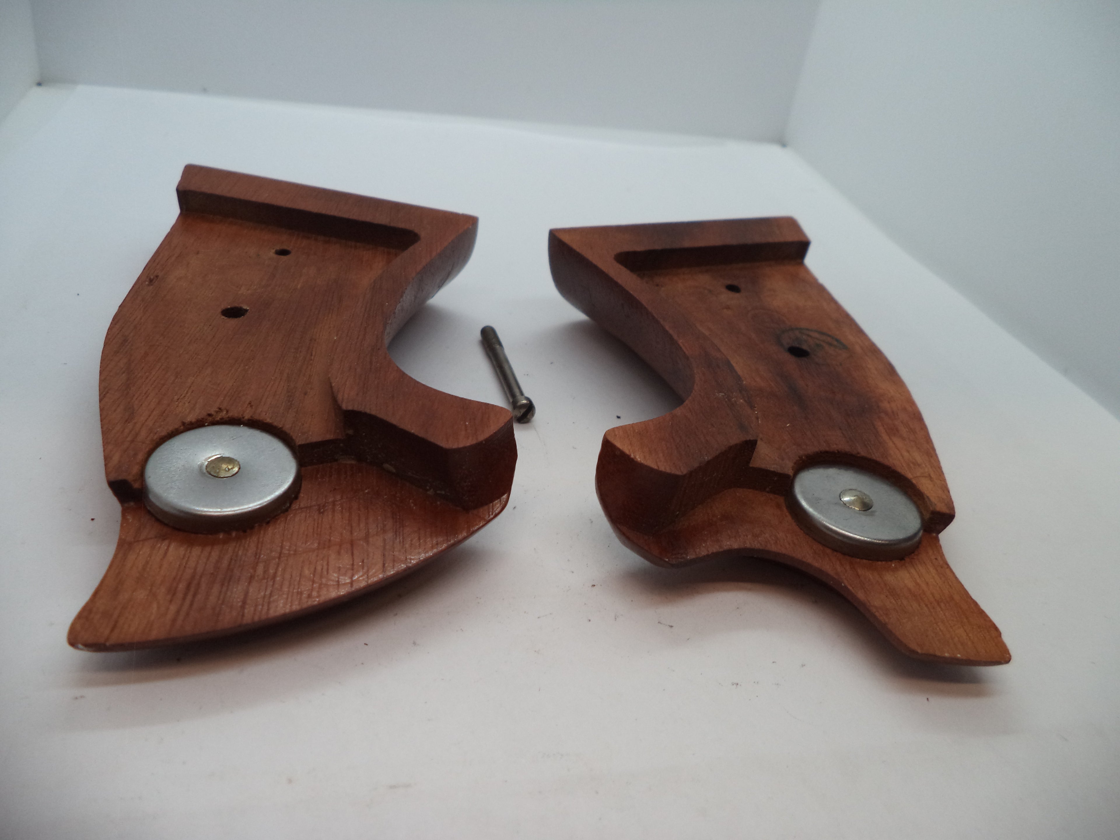 Smith & Wesson K & L Frame Vintage Wood Grips - Square Butt Only - Used OEM Part GGG2