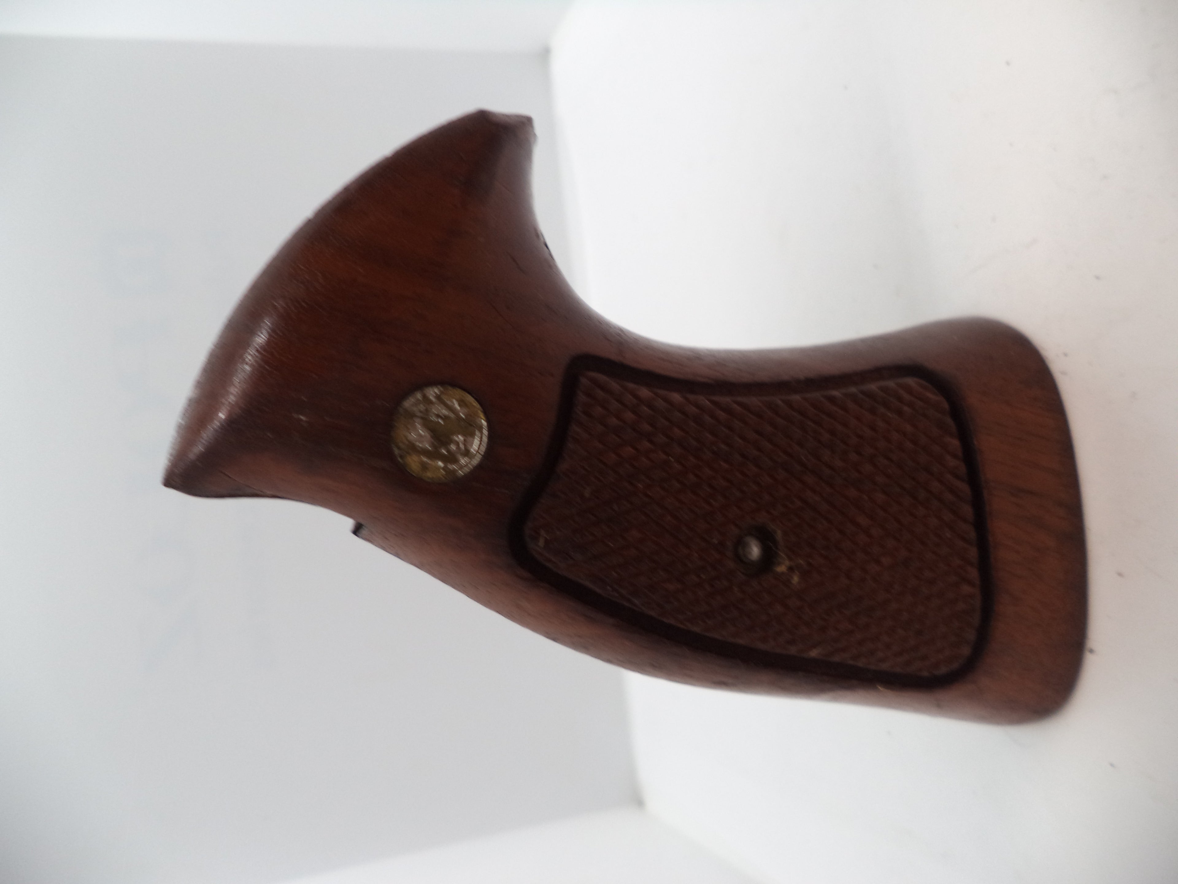 Smith & Wesson K & L Frame Vintage Wood Grips - Square Butt Only - Used OEM Part GGG1