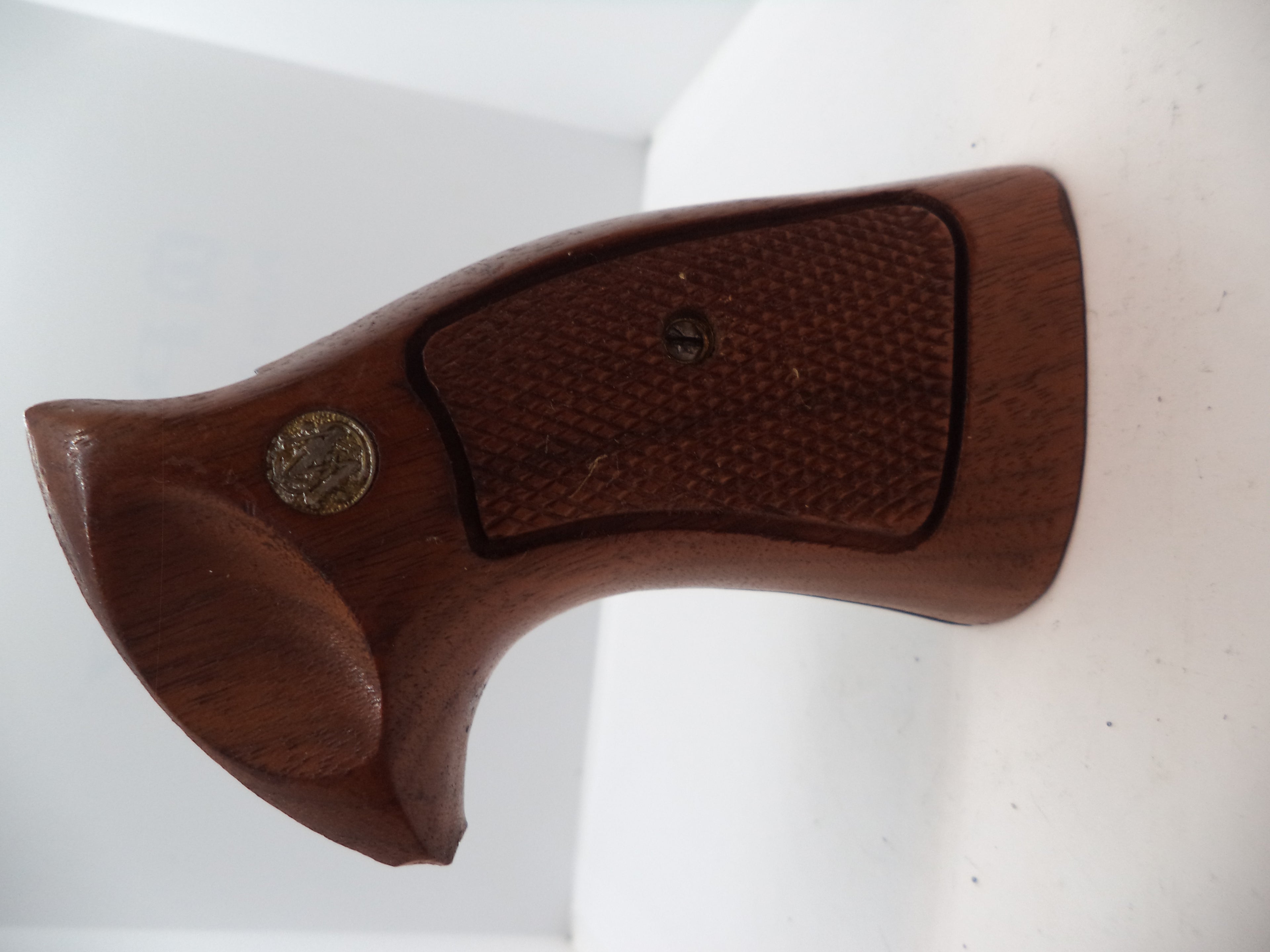 Smith & Wesson K & L Frame Vintage Wood Grips - Square Butt Only - Used OEM Part GGG1