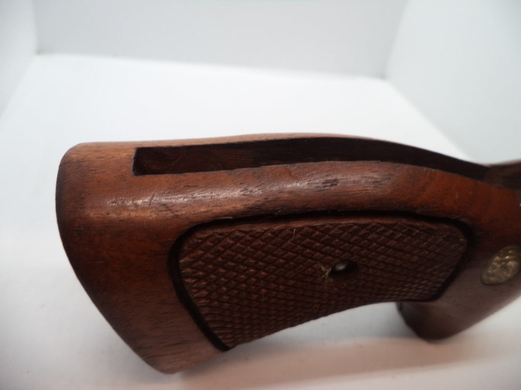 Smith & Wesson K & L Frame Vintage Wood Grips - Square Butt Only - Used OEM Part GGG1