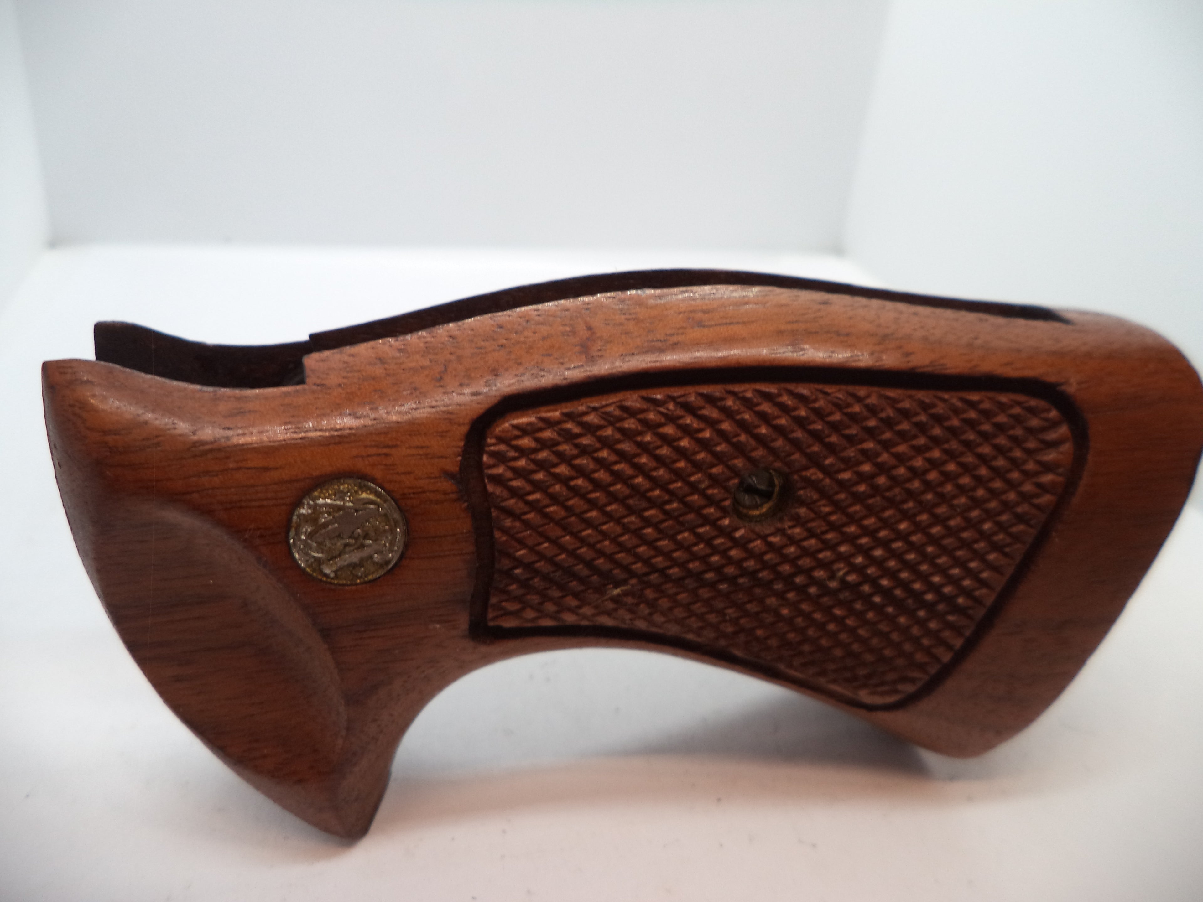 Smith & Wesson K & L Frame Vintage Wood Grips - Square Butt Only - Used OEM Part GGG1