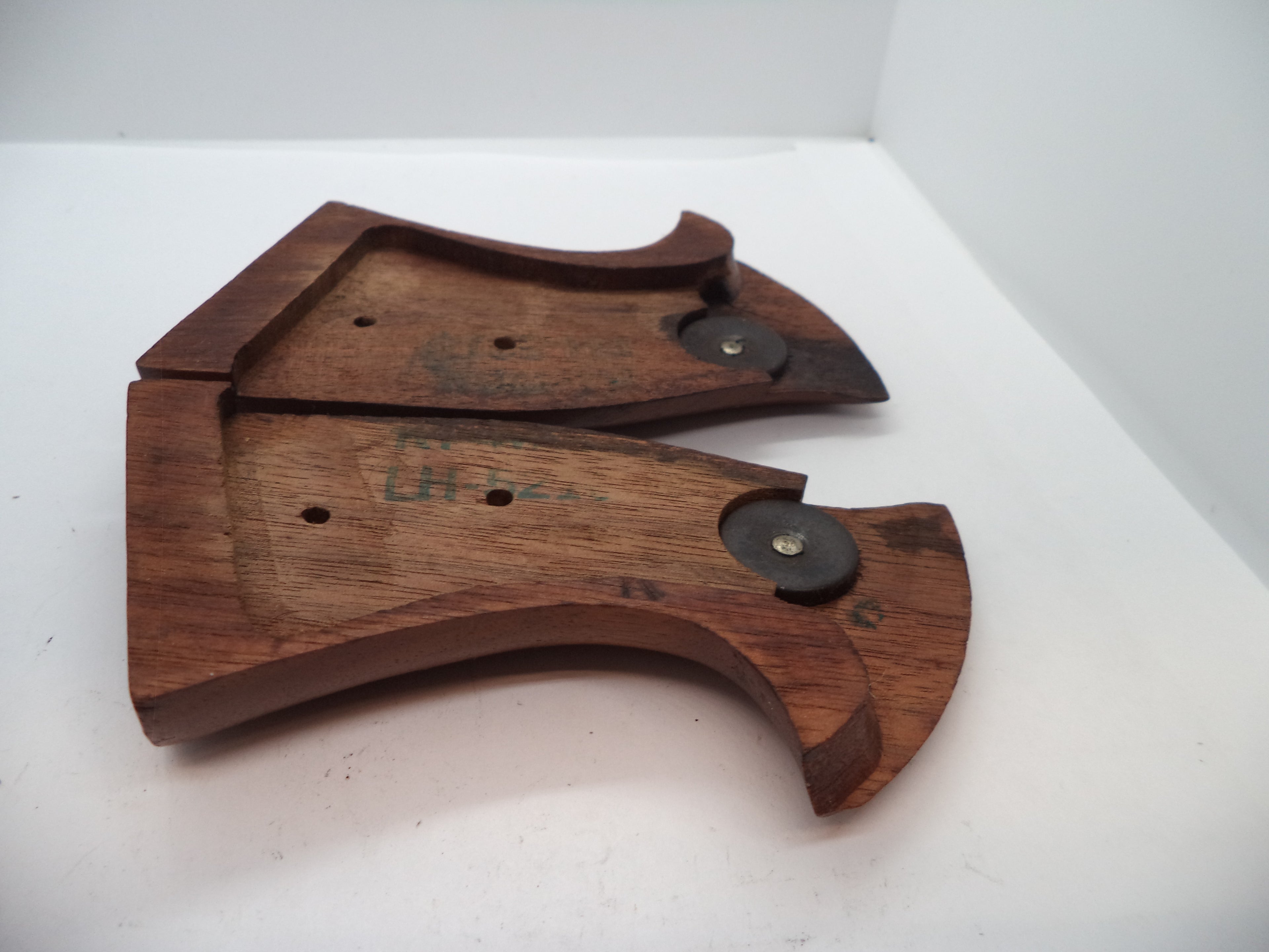 Smith & Wesson K & L Frame Vintage Wood Grips - Square Butt Only - Used OEM Part GGG1