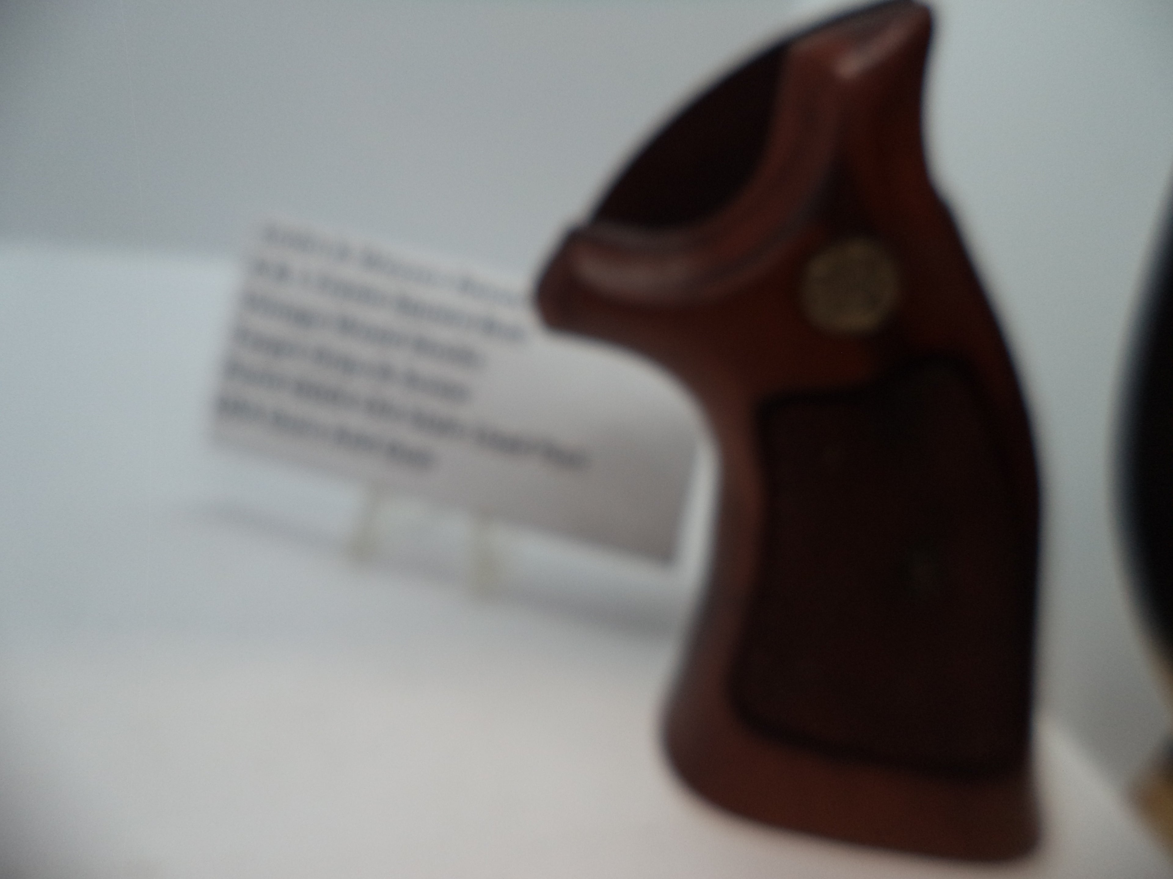 Smith & Wesson K & L Frame Vintage Wood Grips - Square Butt Only - Used OEM Part GGG4