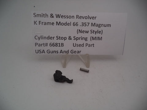 6681B Smith & Wesson K Frame Model 66 Cylinder Stop & Spring .357 Magnum