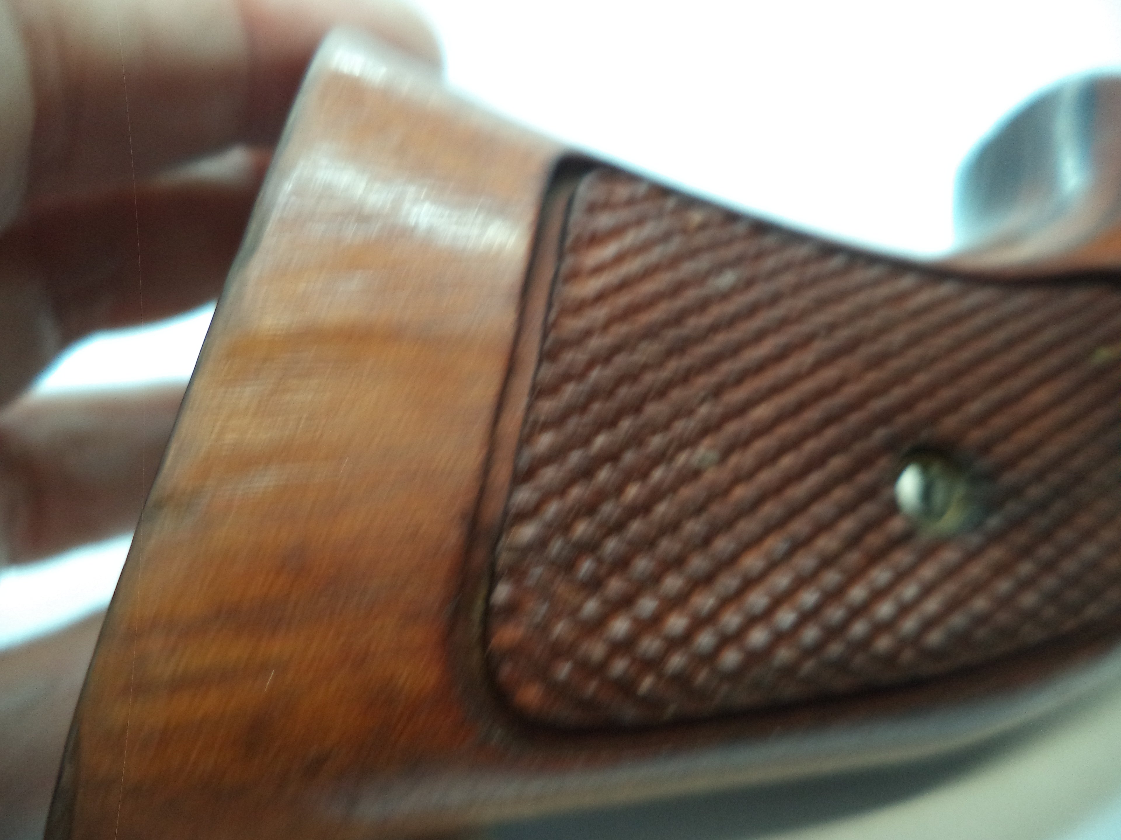 Smith & Wesson K & L Frame Vintage Wood Grips - Square Butt Only - Used OEM Part GGG4