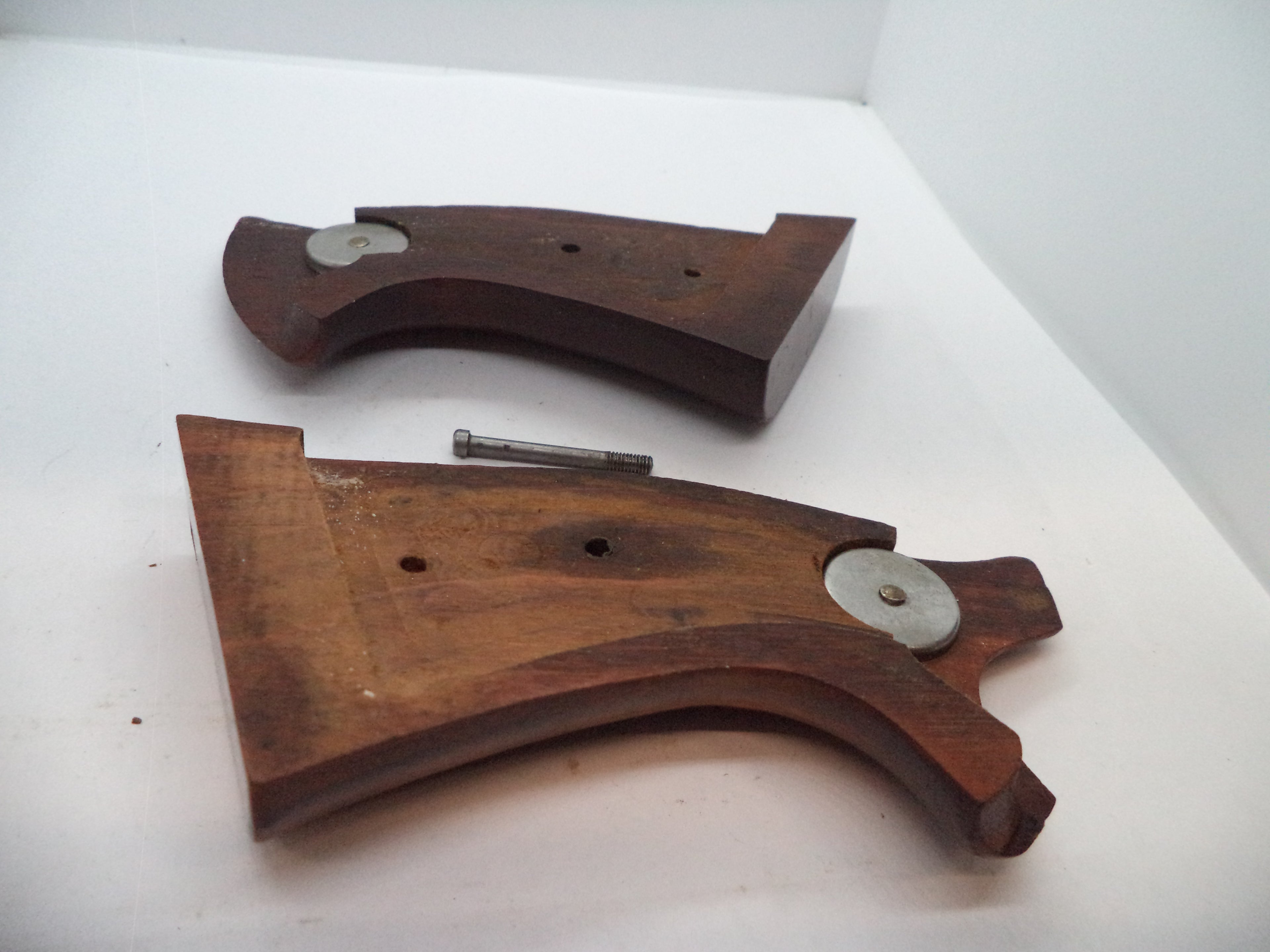 Smith & Wesson K & L Frame Vintage Wood Grips - Square Butt Only - Used OEM Part GGG4