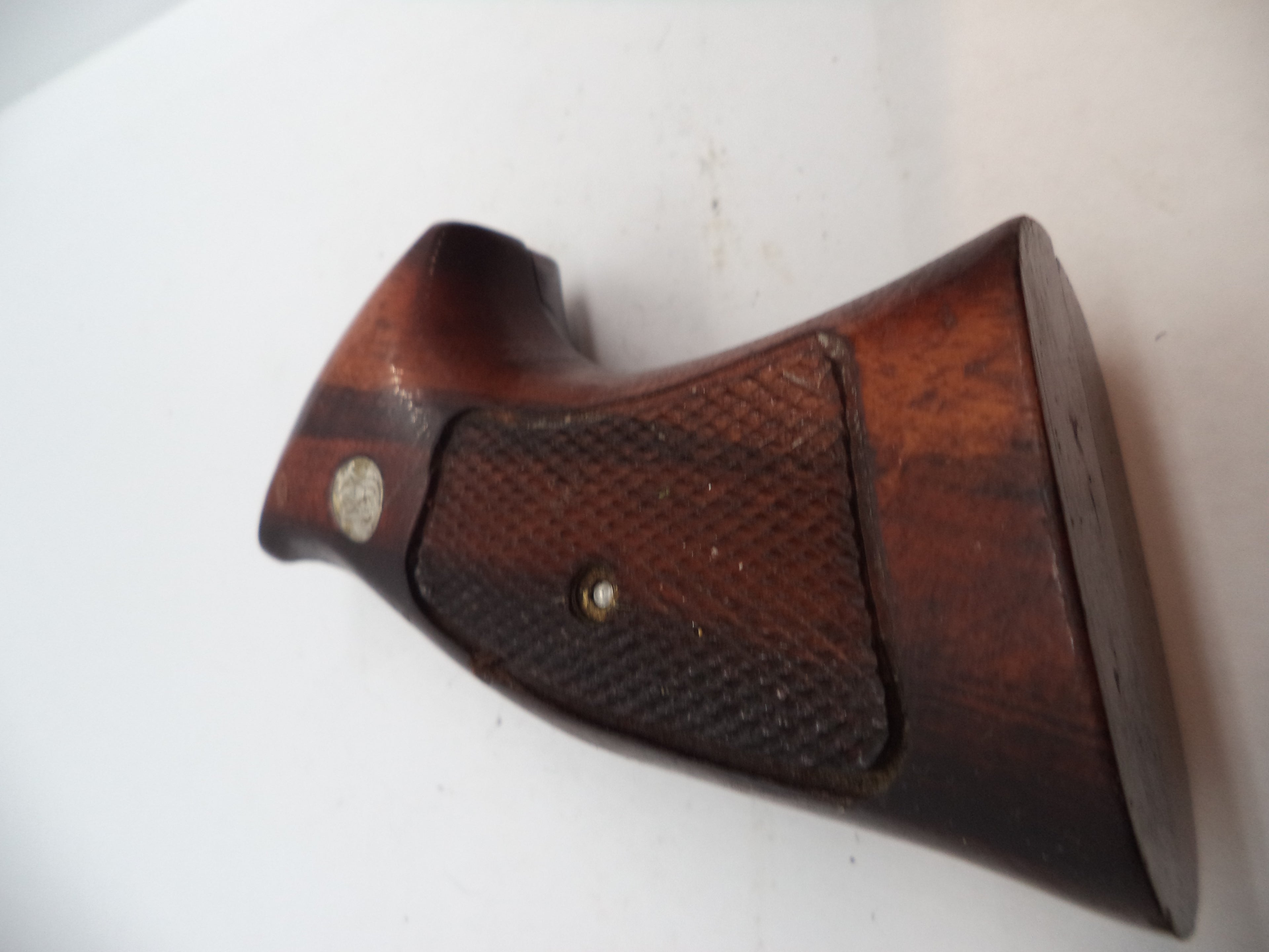 Smith & Wesson K & L Frame Vintage Wood Grips - Square Butt Only - Used OEM Part GGG5