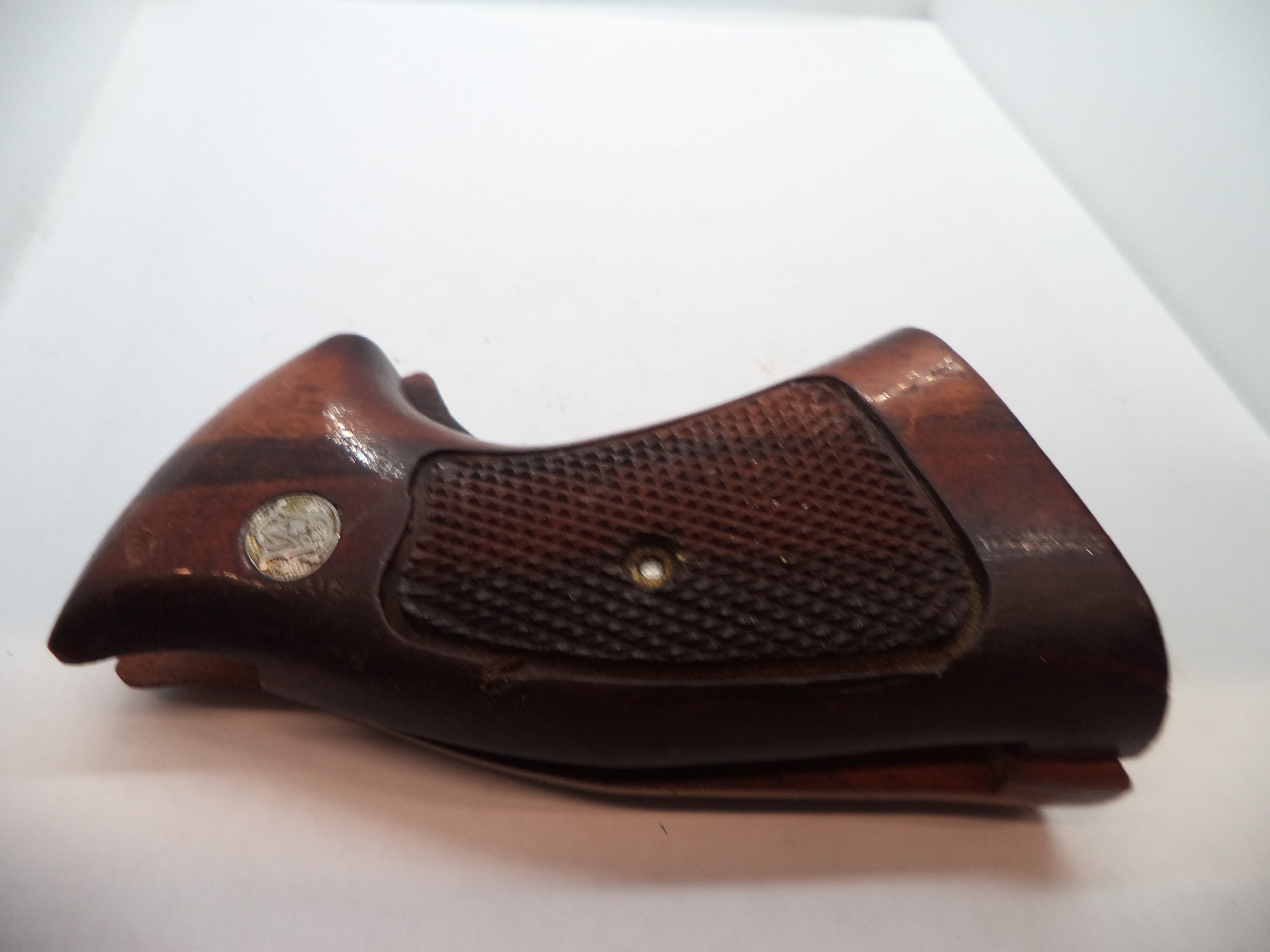 Smith & Wesson K & L Frame Vintage Wood Grips - Square Butt Only - Used OEM Part GGG5