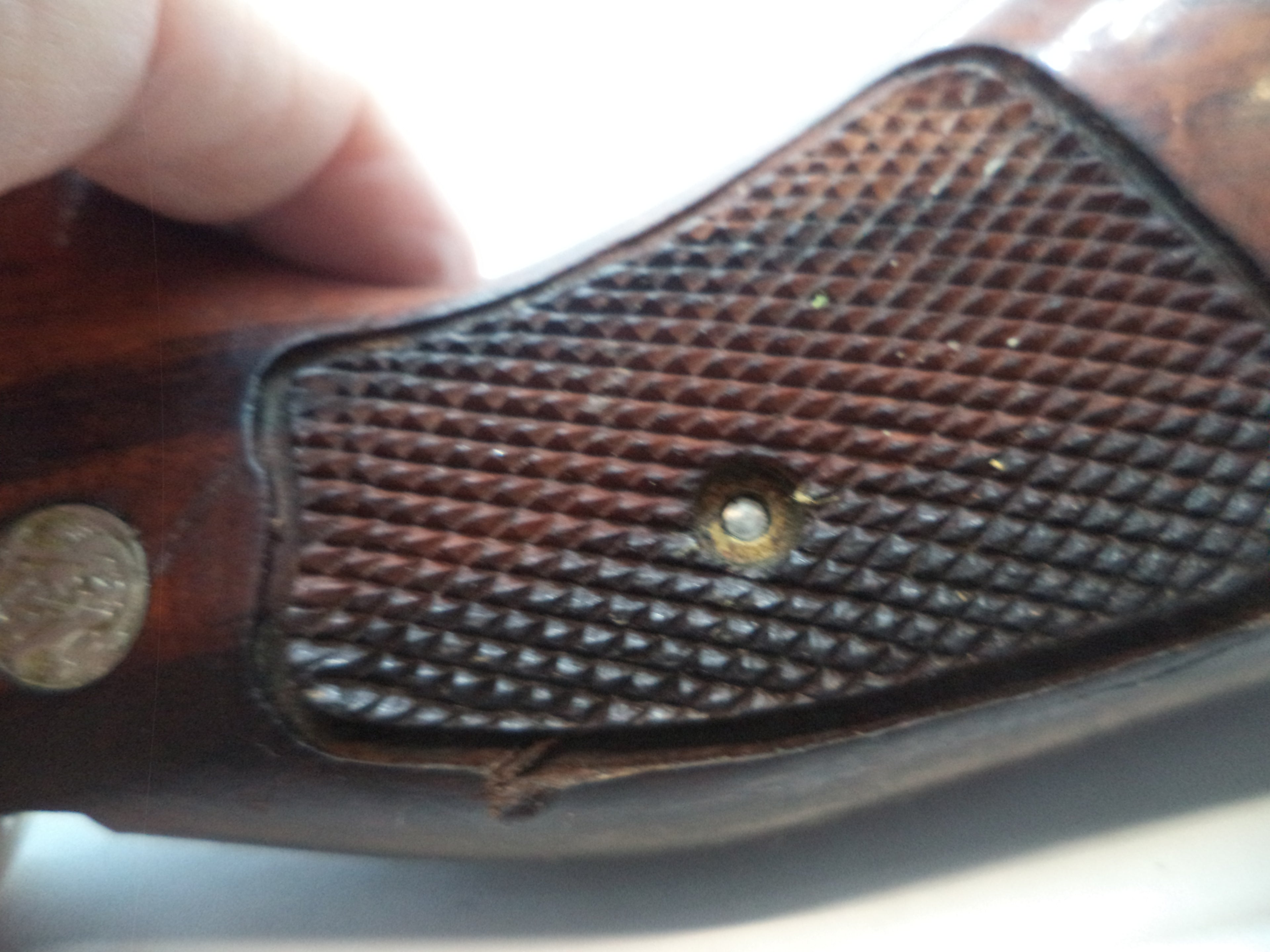 Smith & Wesson K & L Frame Vintage Wood Grips - Square Butt Only - Used OEM Part GGG5