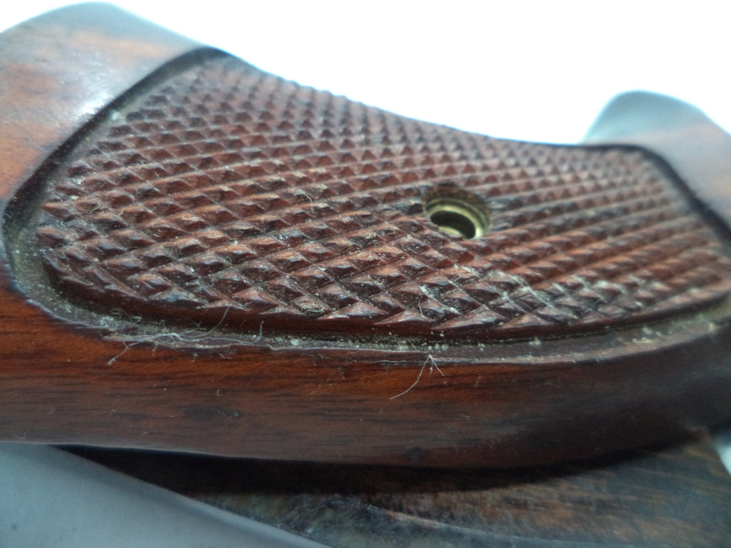 Smith & Wesson K & L Frame Vintage Wood Grips - Square Butt Only - Used OEM Part GGG5