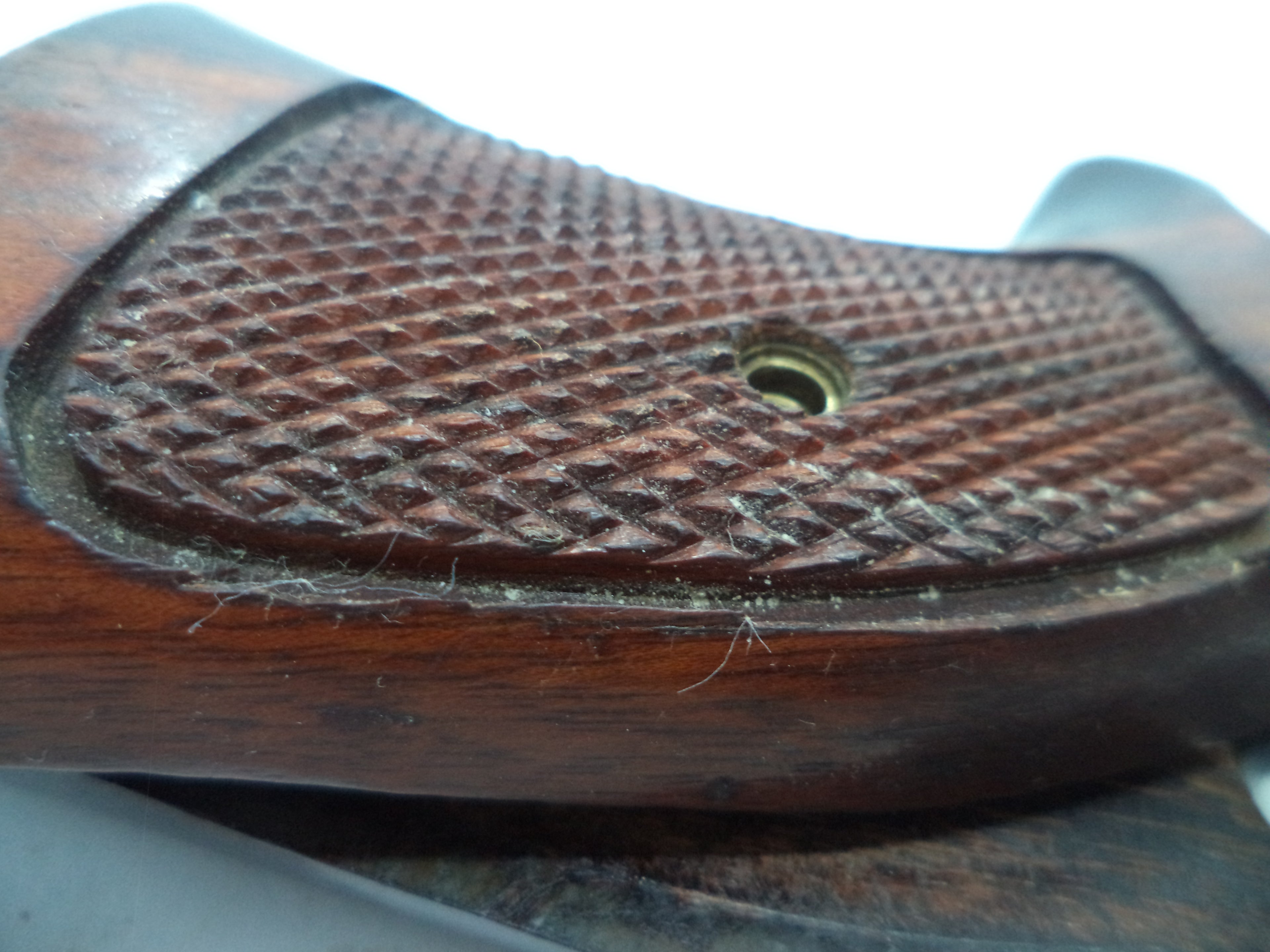 Smith & Wesson K & L Frame Vintage Wood Grips - Square Butt Only - Used OEM Part GGG5